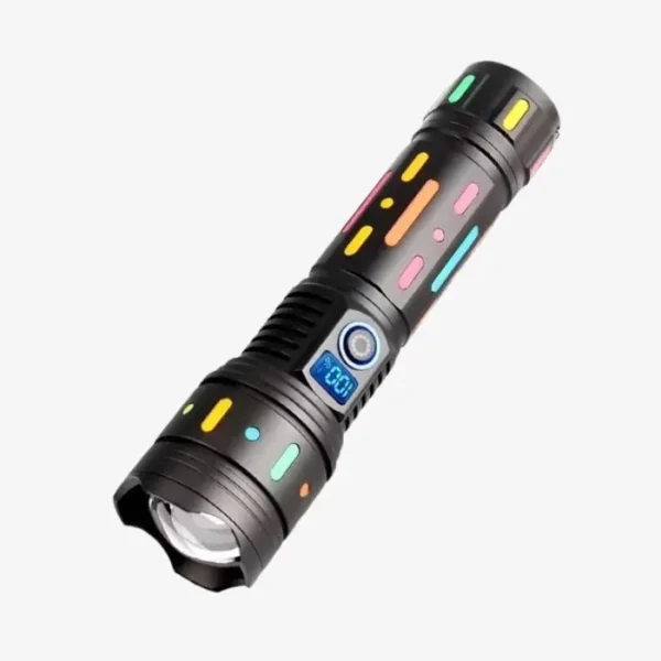 COBA Rechargeable Flashlight Colourful (Big Size)