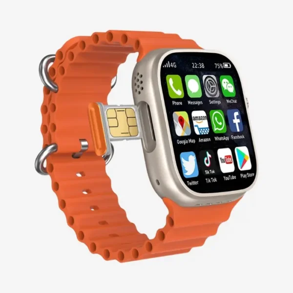 4G Ultra Modio 2.2 Inch HD Display Sim Support Smart Watch - Image 3
