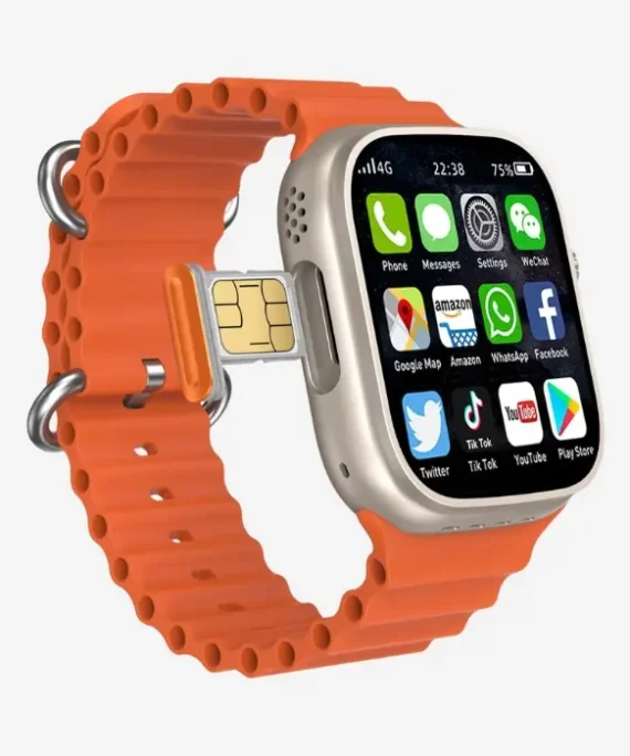 4G Ultra Modio 2.2 Inch HD Display Sim Support Smart Watch