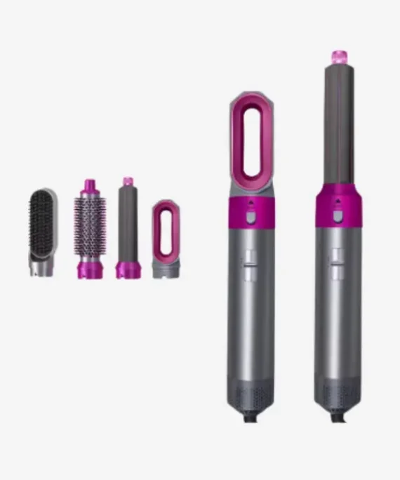 5 in 1 Hot Air Brush Hair Curler Styler Set