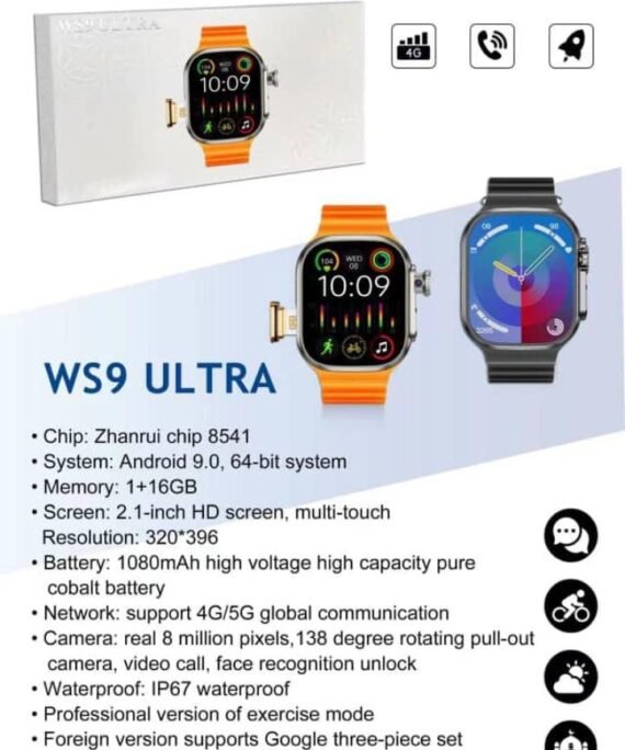 WS9 ULTRA SIM WATCH