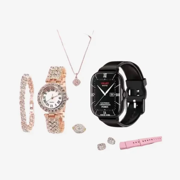 A58 PLUS Gift Sets 6 IN 1 Smart Watch - Image 4