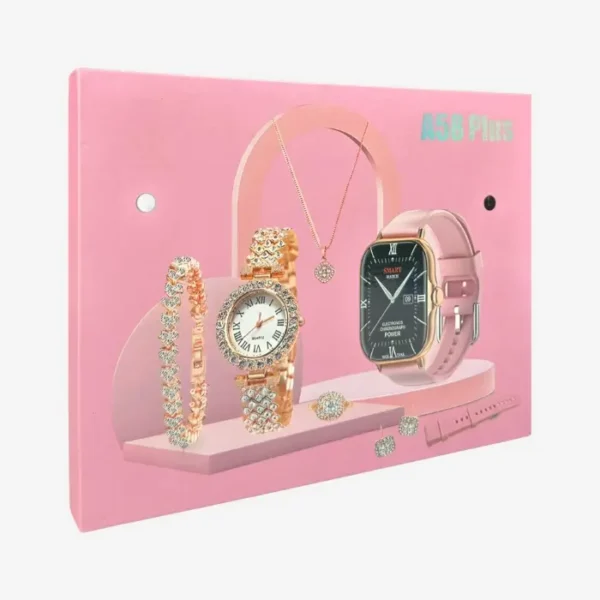 A58 PLUS Gift Sets 6 IN 1 Smart Watch - Image 5