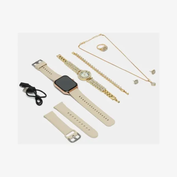 A58 PLUS Gift Sets 6 IN 1 Smart Watch - Image 2