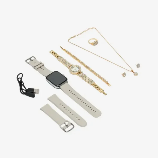 A58 PLUS Gift Sets 6 IN 1 Smart Watch - Image 3