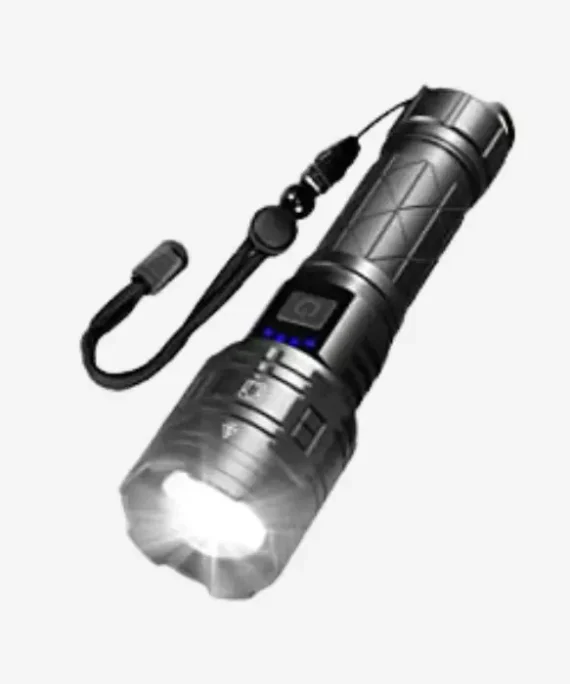P50 Long Range 9000-Lumens LED Rechargeable Super Bright Flashlight