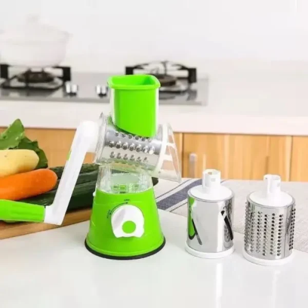 Drum Cutter Stainless Steel Slicer Grater Shredder with Suction Base Dishwasher - Image 11