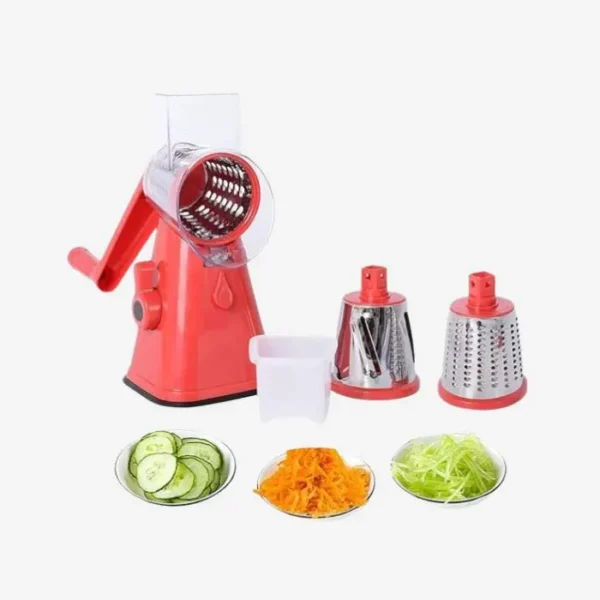 Drum Cutter Stainless Steel Slicer Grater Shredder with Suction Base Dishwasher - Image 4