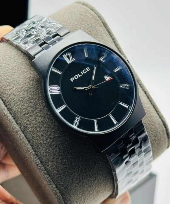 Police Ultra Slim Watch (With Numbers)