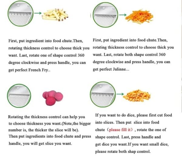 Multi Function Vegetabale Cutter Slicer for Kitchen - Image 2